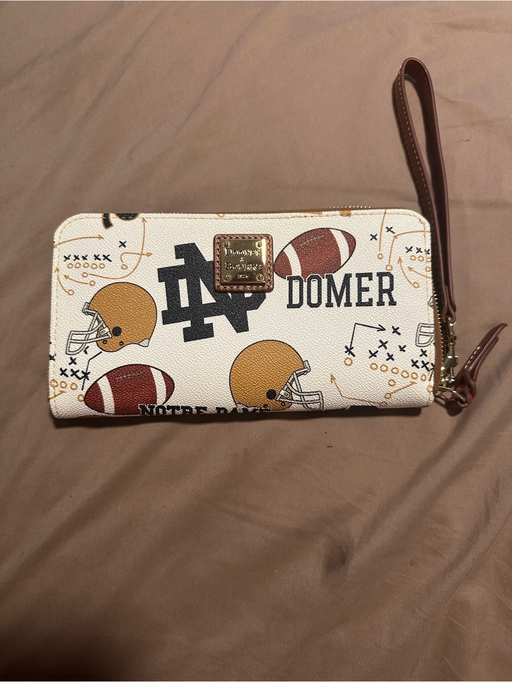 Notre Dame Dooney & Bourke Wristlet